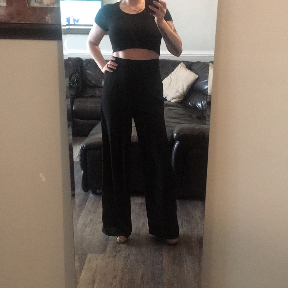High waisted Black Pants from naked wardrobe.